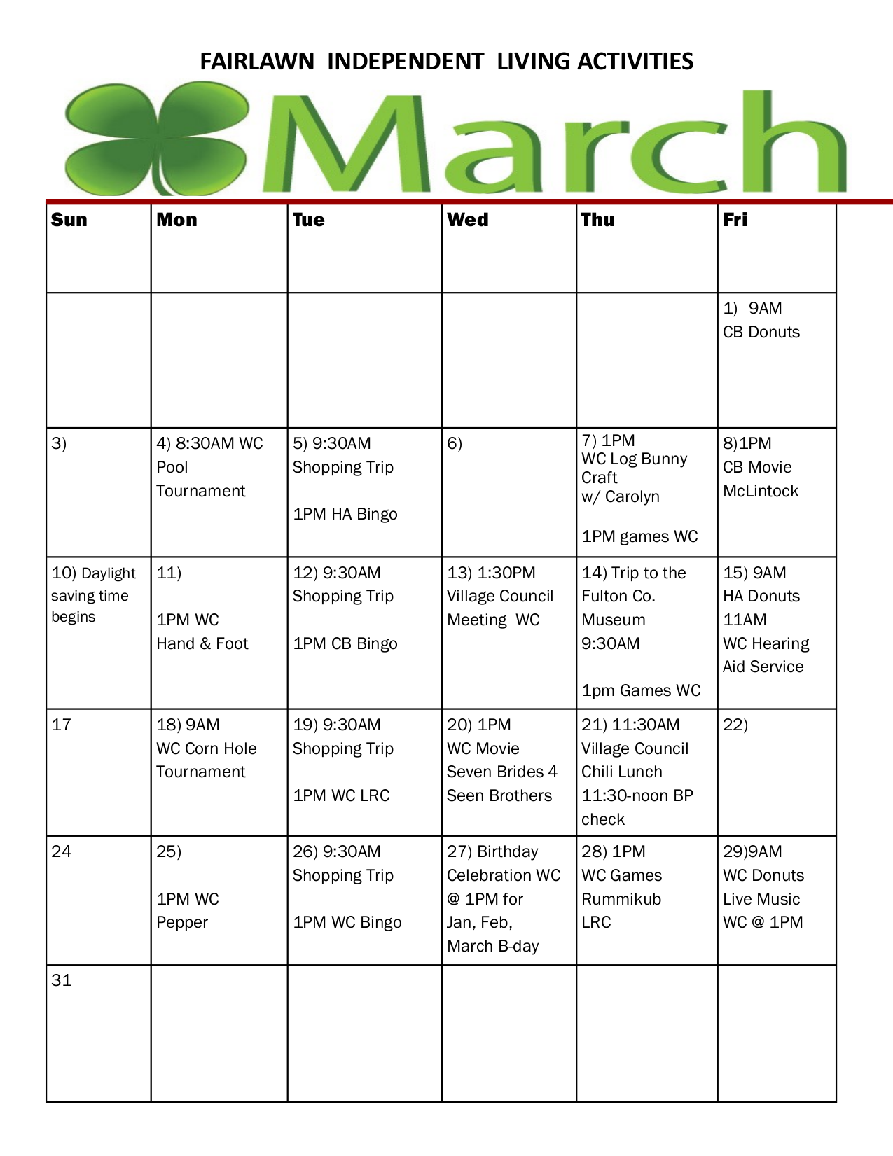 Fairlawn Retirement Community Senior Living Community Assisted Living